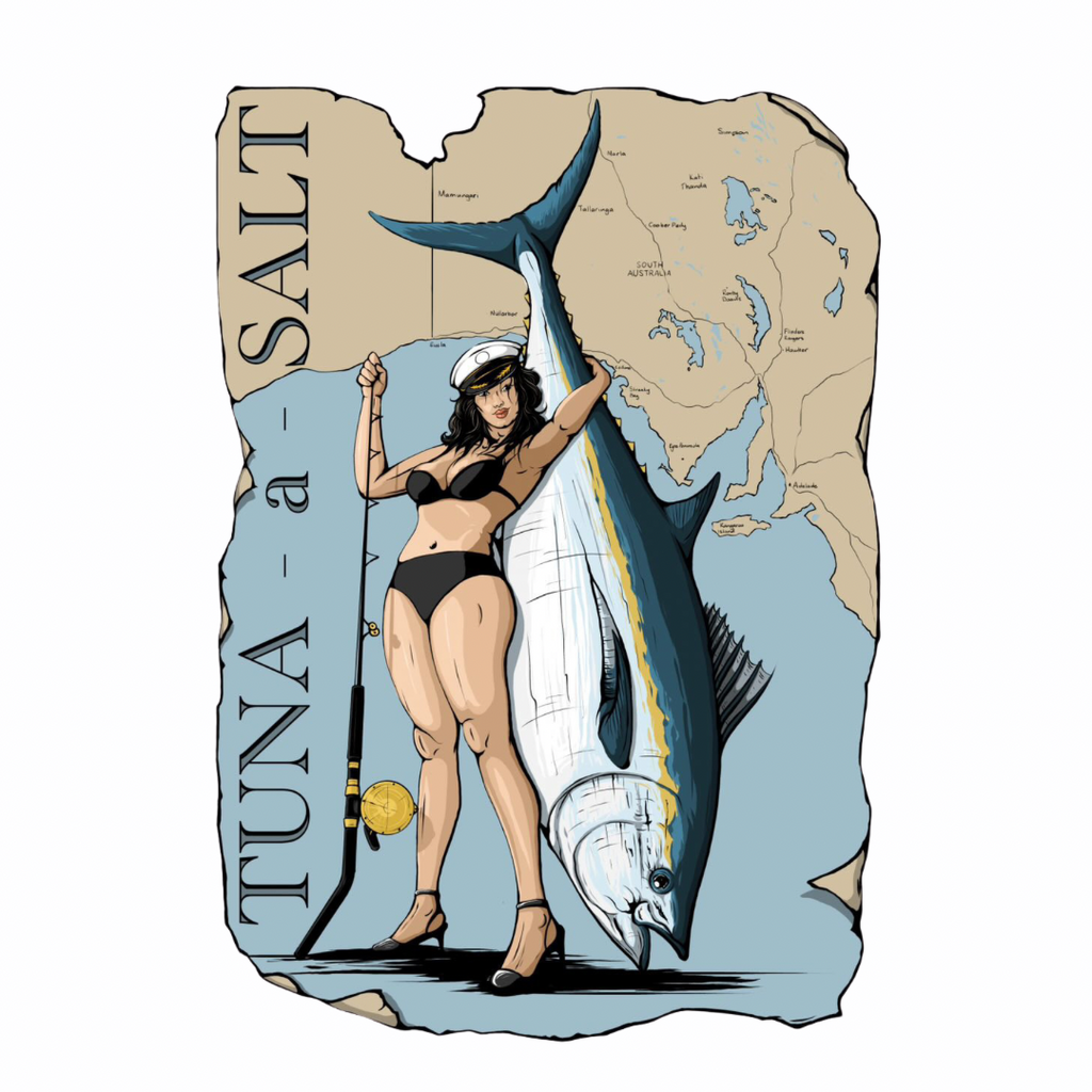 The Wild Catch Tee - Arctic Blue