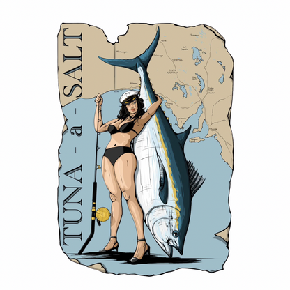 The Wild Catch Tee - Arctic Blue