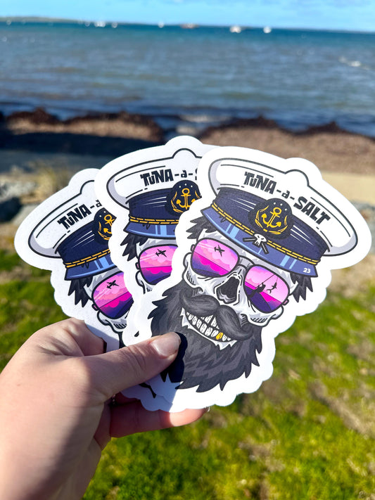 The CAPTAIN Stickers (100mm)