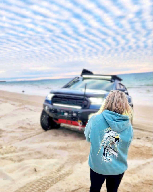 Beneath the Surface Hoodie - Slate Green