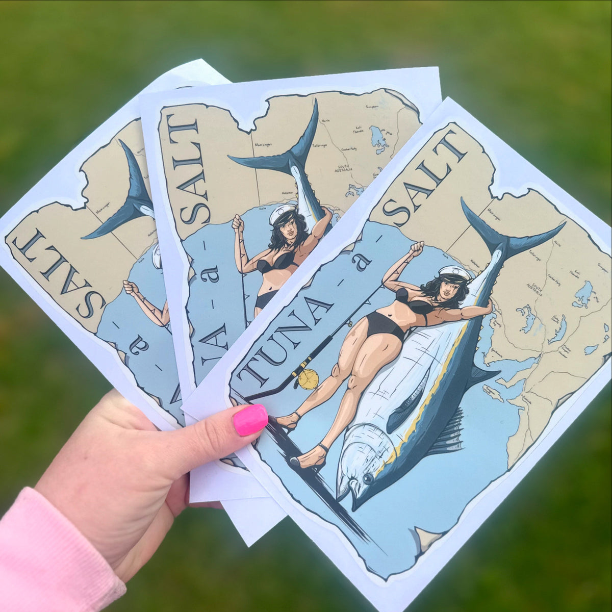 The Wild Catch Stickers (Including Map)
