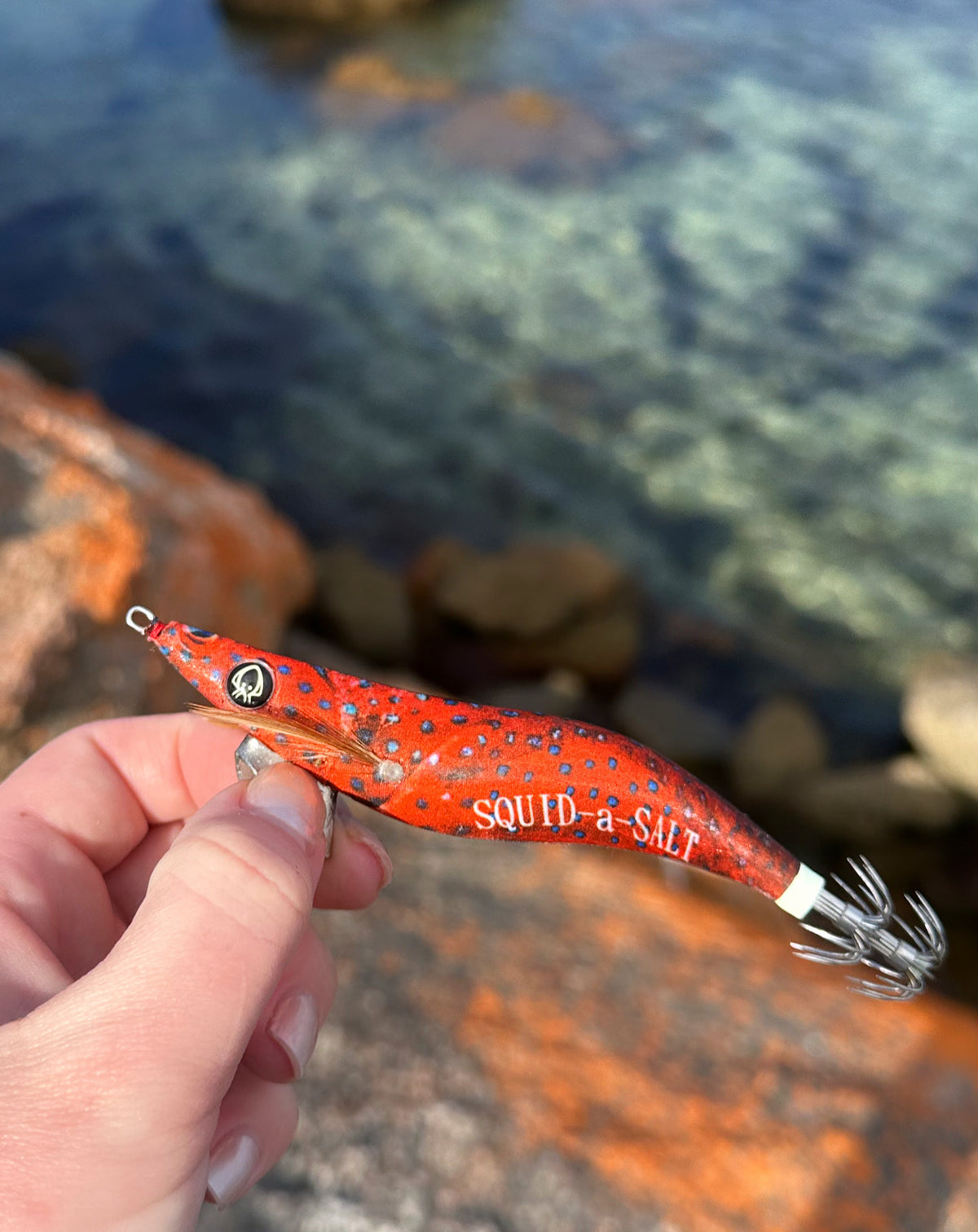 Coral Carly Squid Jig