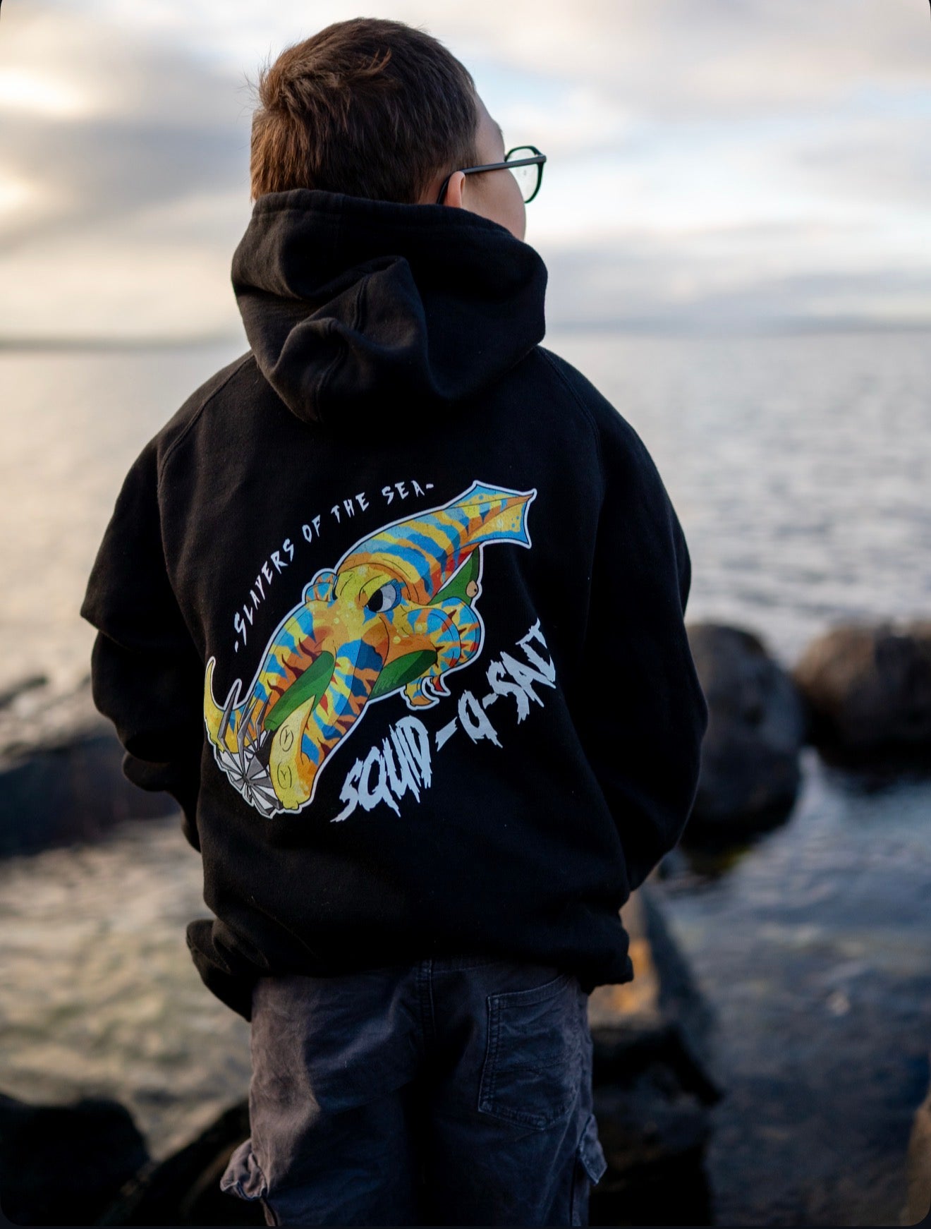 Squid-a-Salt Youth Hoodie