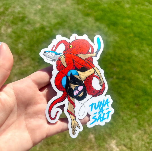 Tangled Tentacles Sticker